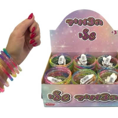 צמיד ניאון נצנצים