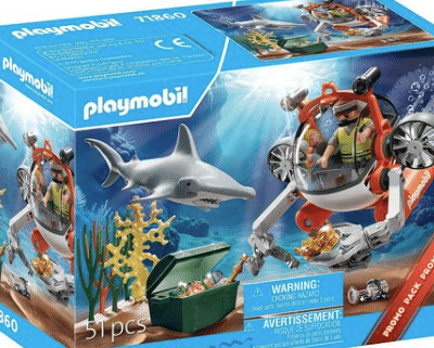 פלימוביל ציד אוצרות עם צוללת 71860